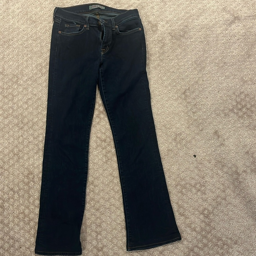 J brand dark denim slim boot cut denim